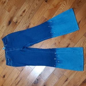 🌀Old Navy Y2K dip dyed jeans